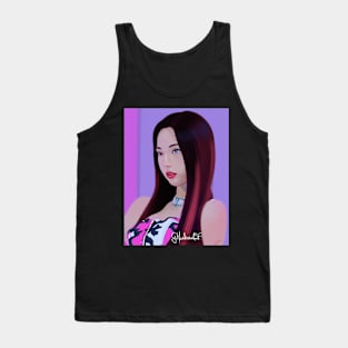 AESPA KARINA ART PRINT (FAN ART) Tank Top